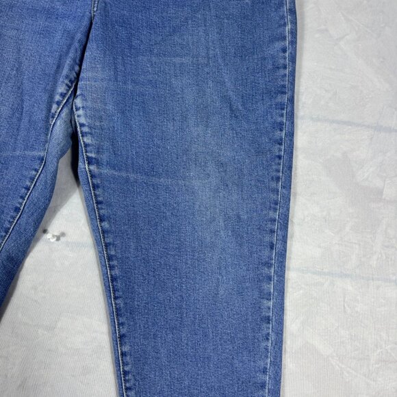 Levi's Tapered Leg Jeans Womens Blue Denim High Waisted 5-Pocekts Size 32 - Picture 6 of 16